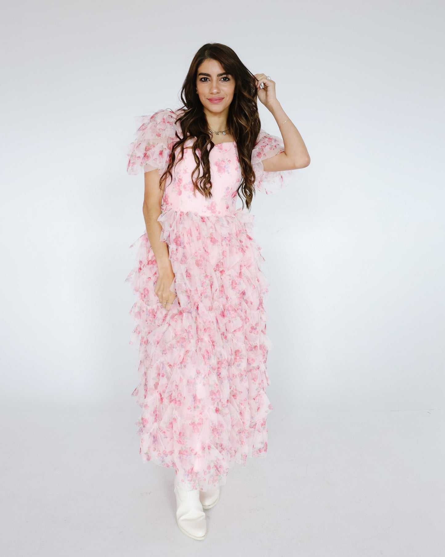 Preorder Rosalie Dress in Pink