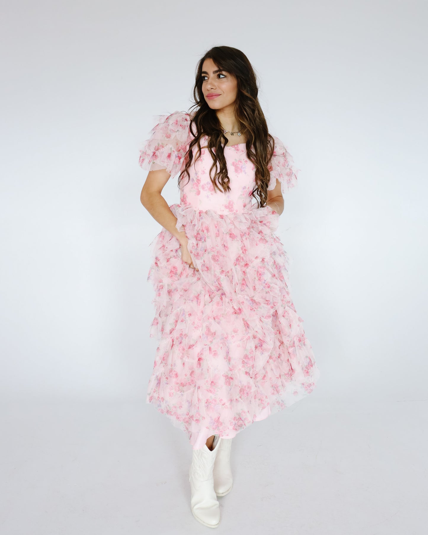 Preorder Rosalie Dress in Pink