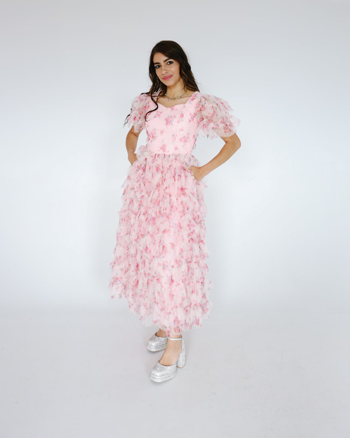 Preorder Rosalie Dress in Pink