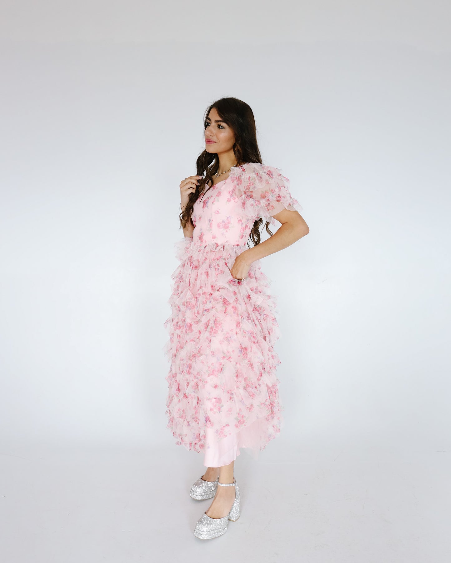 Preorder Rosalie Dress in Pink