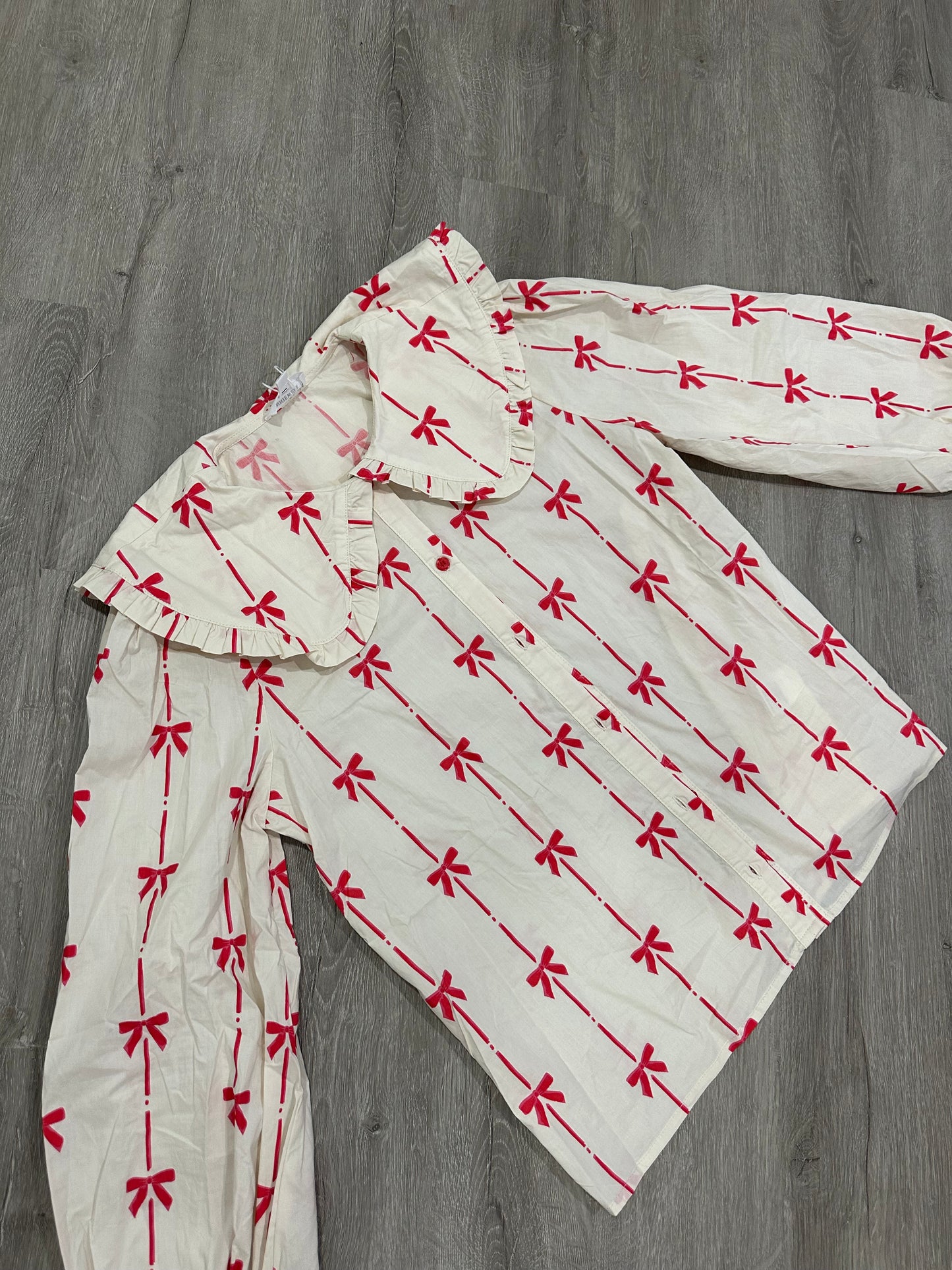 Nolie blouse (red bow)