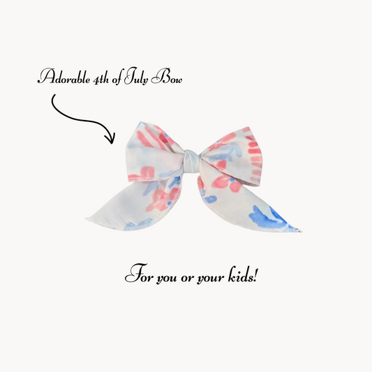 4th of July Bow